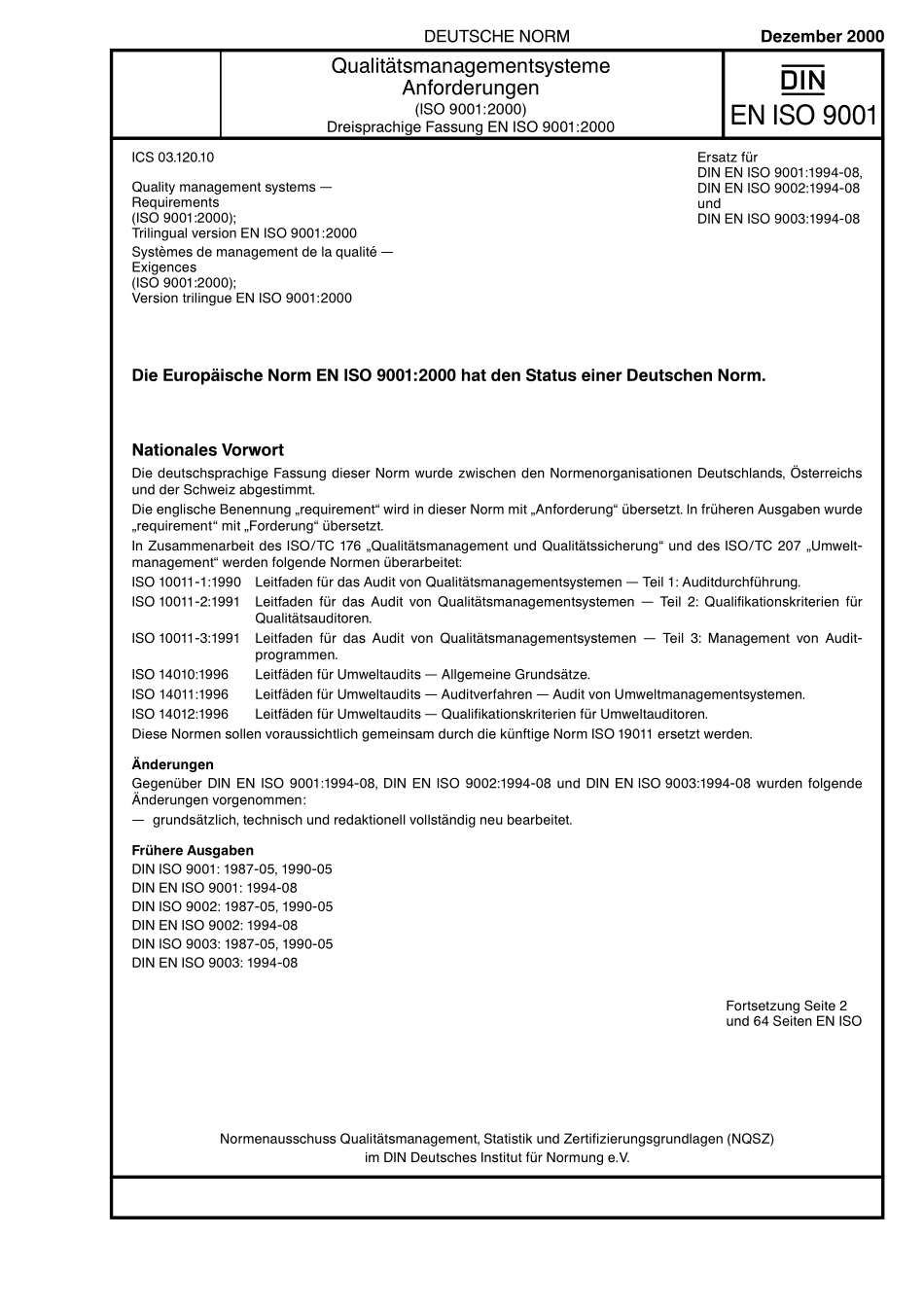 DIN EN ISO 9001：2000-12（EN）.pdf_第1页