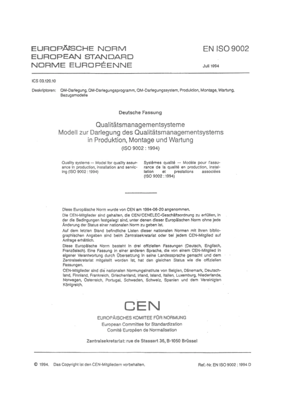 DIN EN ISO 9002：1994-08（EN）.pdf_第3页