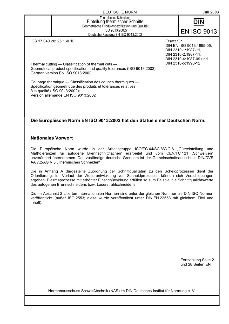 DIN EN ISO 9013：2003-07（EN）.pdf_第1页