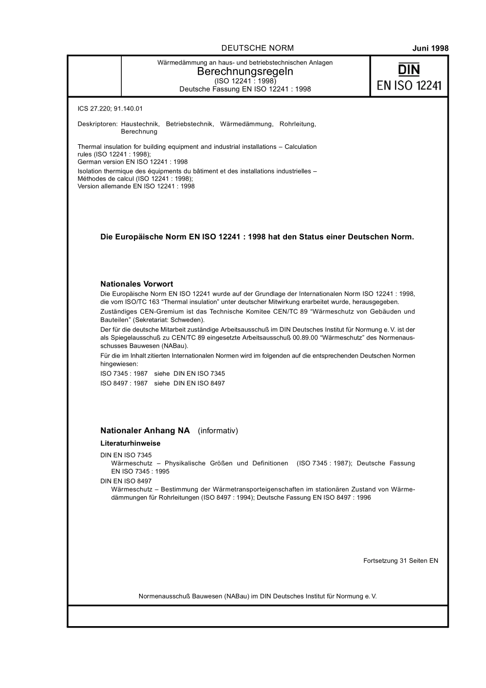DIN EN ISO 12241：1998-06（EN）.pdf_第1页