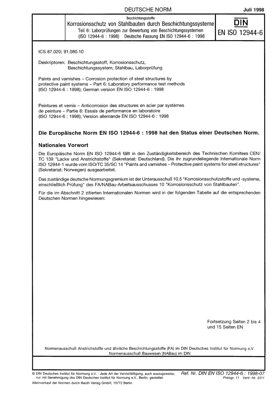 DIN EN ISO 12944-6：1998-07（EN）.pdf_第1页