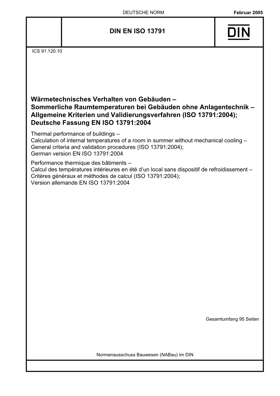 DIN EN ISO 13791：2005-02（EN）.pdf_第1页