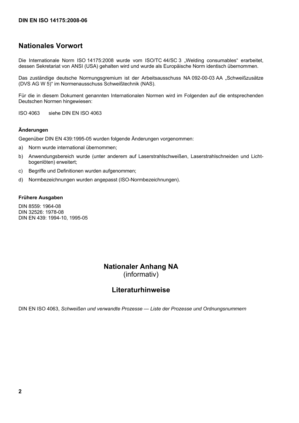 DIN EN ISO 14175：2008-06（EN）.pdf_第2页