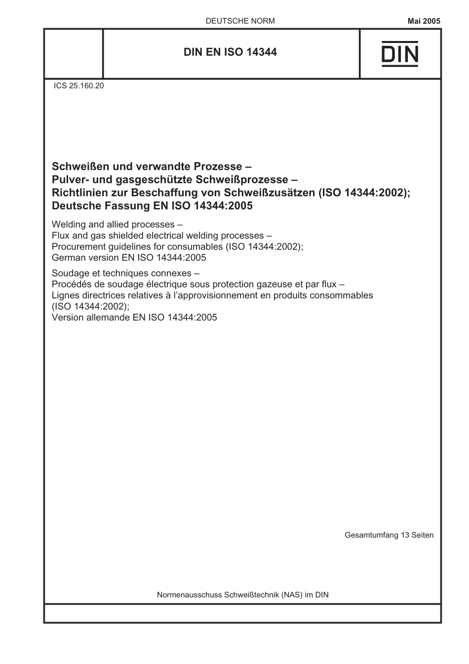 DIN EN ISO 14344：2005-05（EN）.pdf_第1页