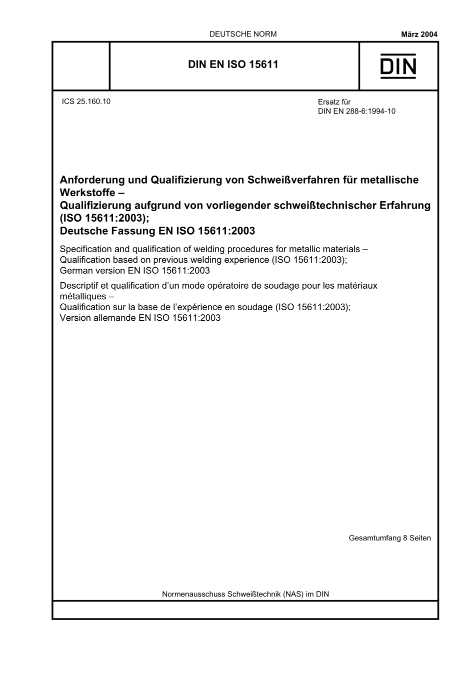 DIN EN ISO 15611：2004-03（EN）.pdf_第1页