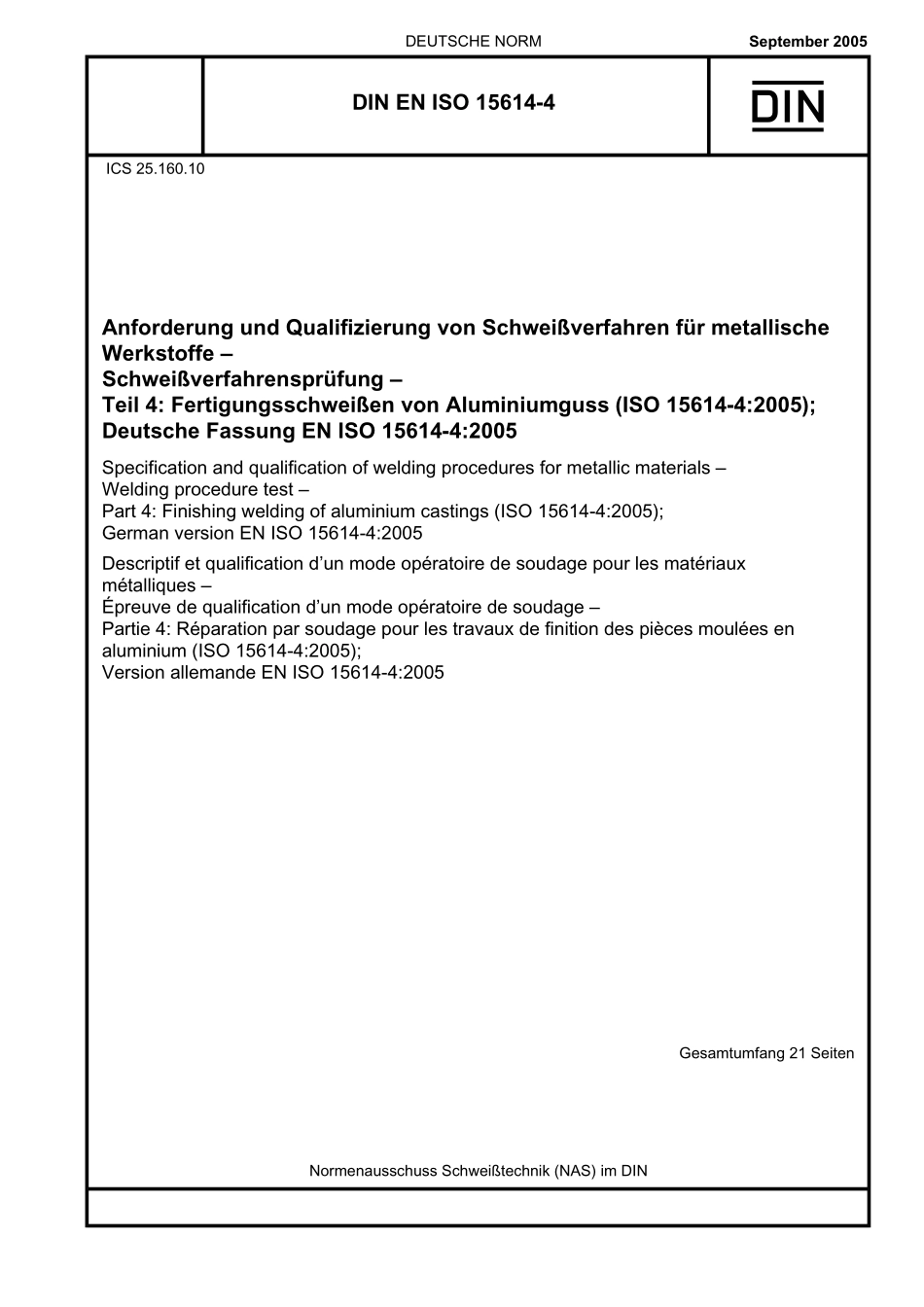 DIN EN ISO 15614-4：2005-09（EN）.pdf_第1页