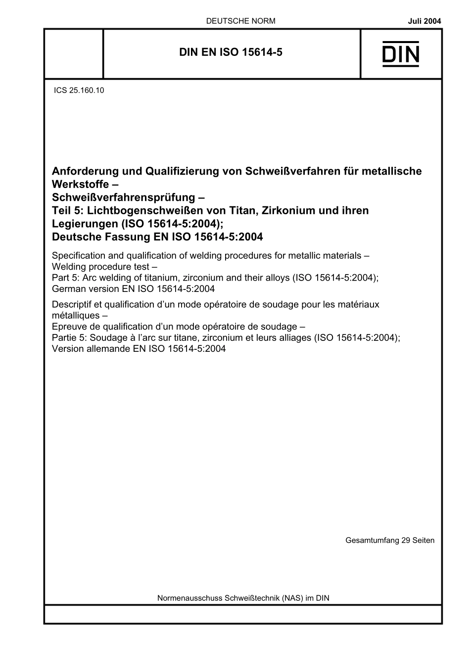 DIN EN ISO 15614-5：2004-07（EN）.pdf_第1页