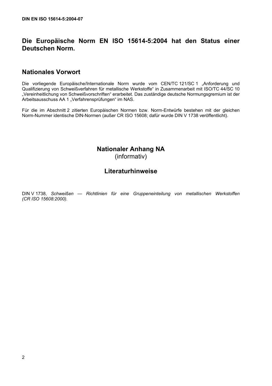 DIN EN ISO 15614-5：2004-07（EN）.pdf_第2页