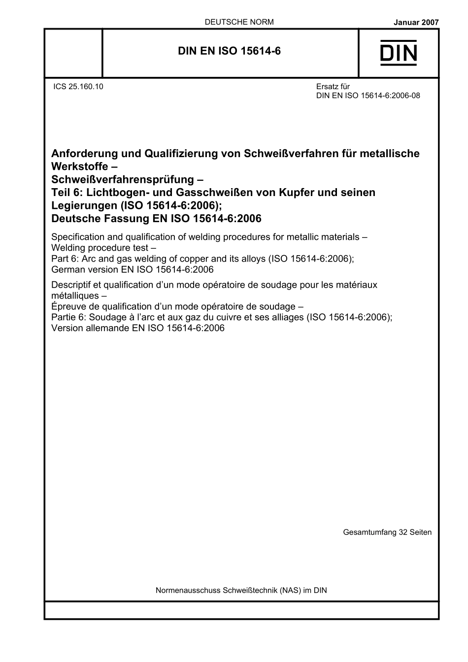 DIN EN ISO 15614-6：2007-01（EN）.pdf_第1页