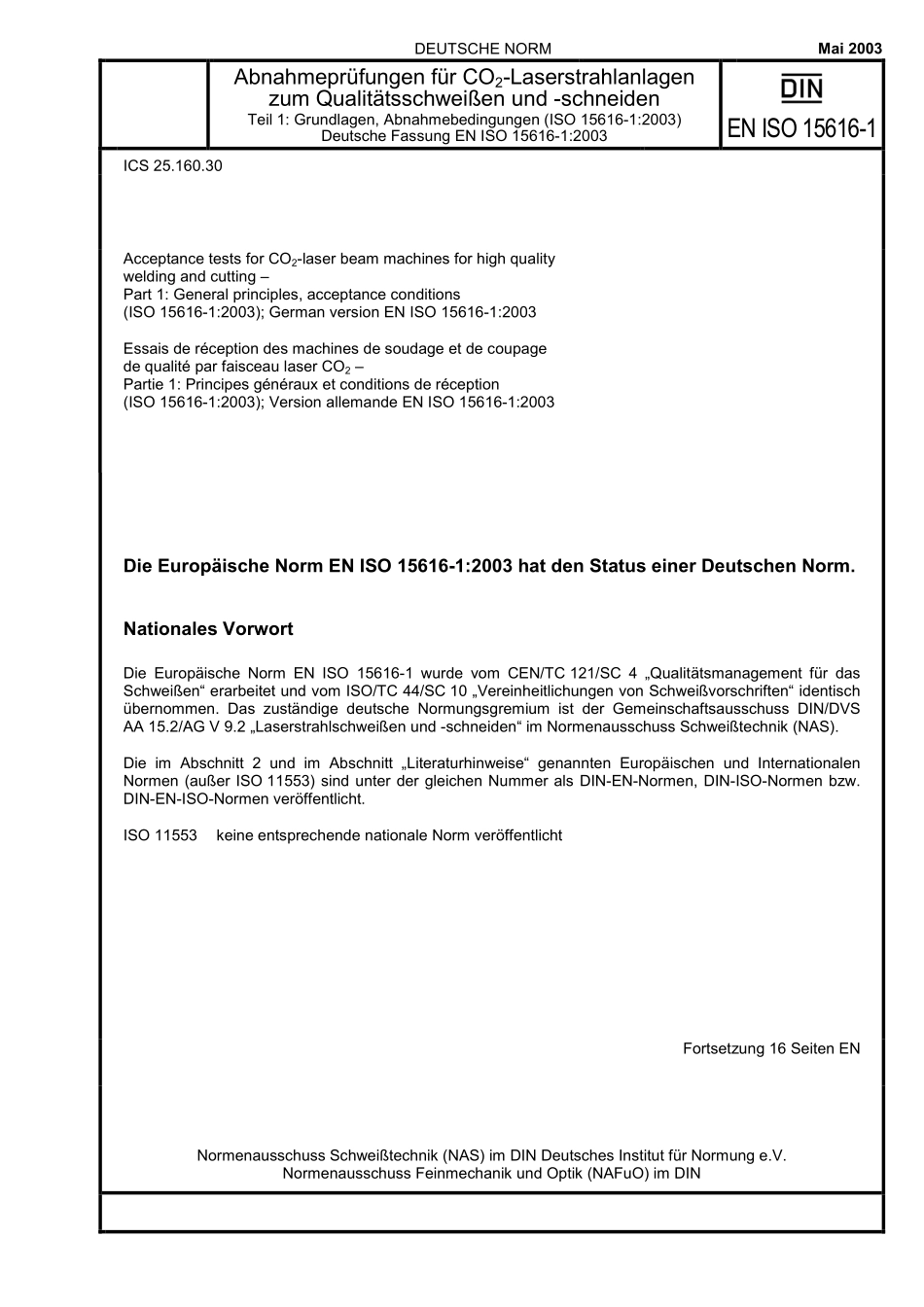 DIN EN ISO 15616-1：2003-05（EN）.pdf_第1页