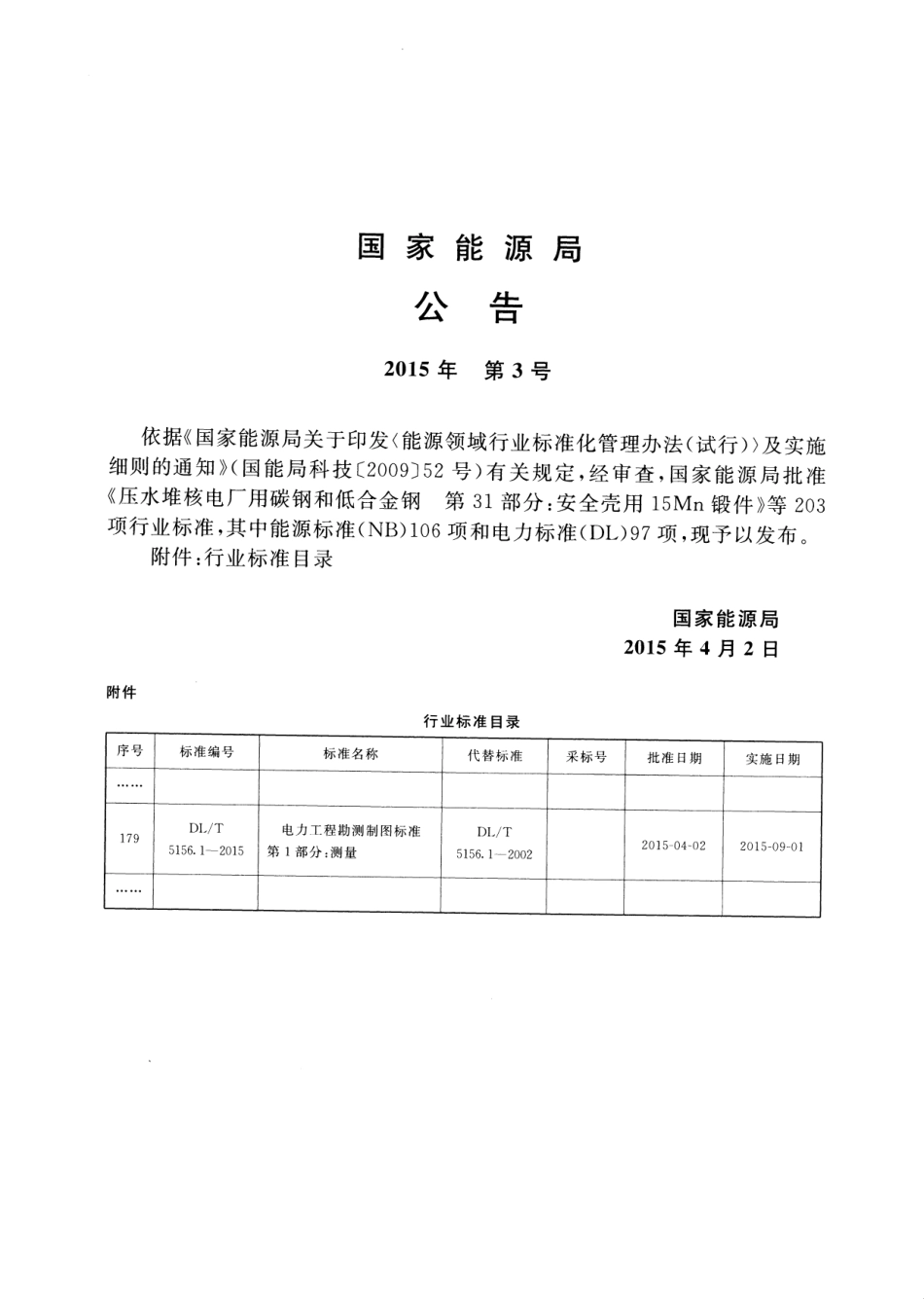 DL／T 5156.1-2015 电力工程勘测制图标准 第1部分：测量.pdf_第3页