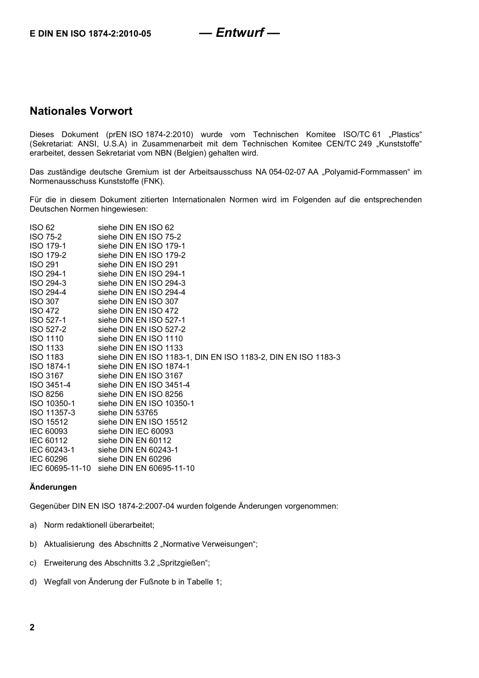 E DIN EN ISO 1874-2：2010-05（EN）.pdf_第2页