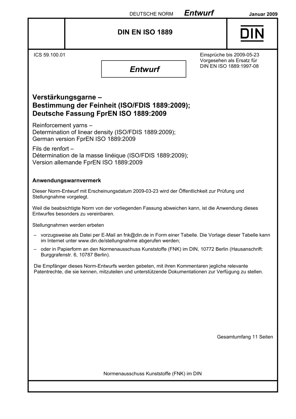 E DIN EN ISO 1889：2009-01（EN）.pdf_第1页