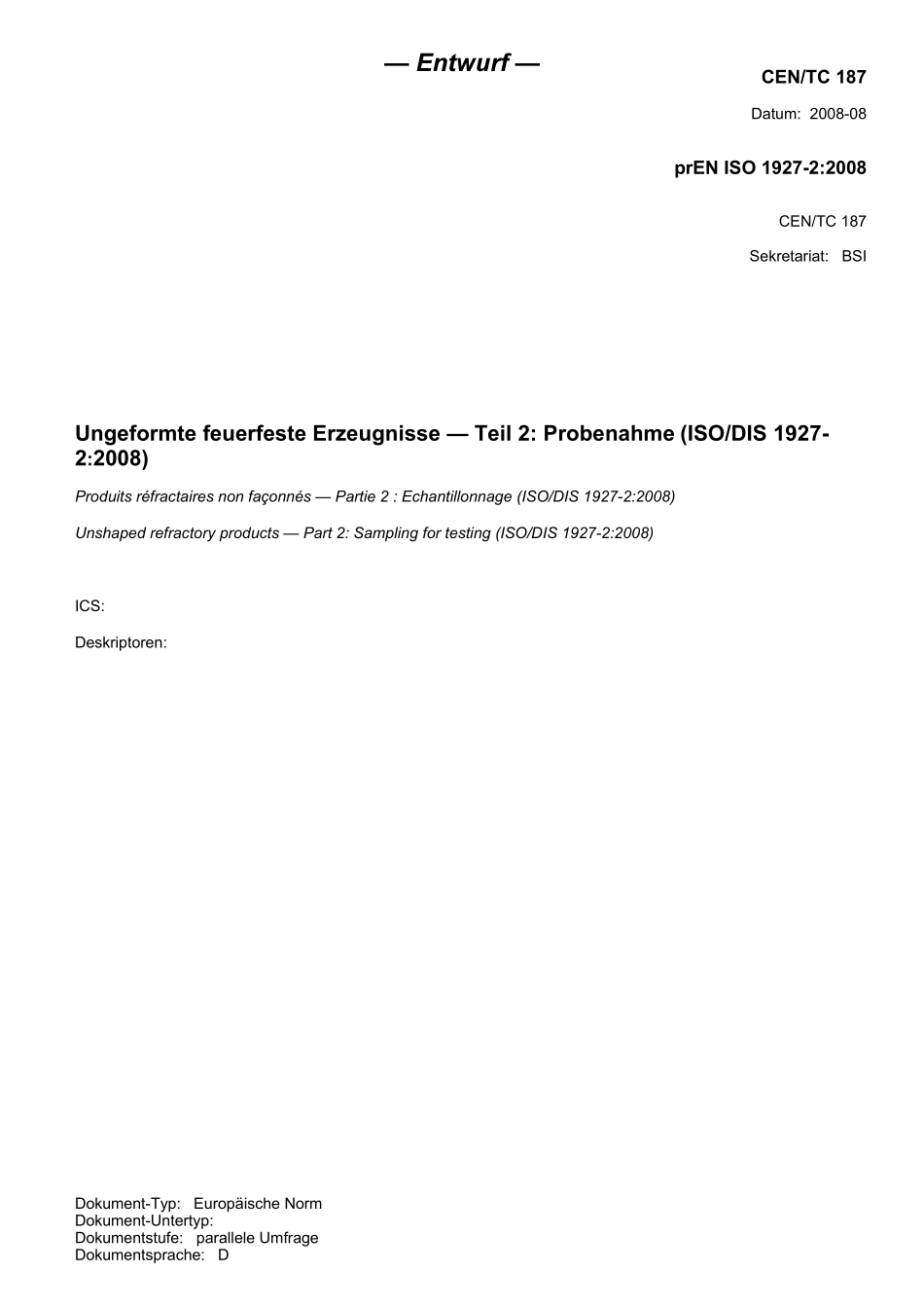 E DIN EN ISO 1927-2：2008-11（EN）.pdf_第3页