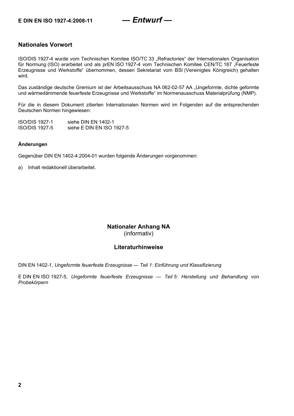 E DIN EN ISO 1927-4:2008-11(EN).pdf_第2页