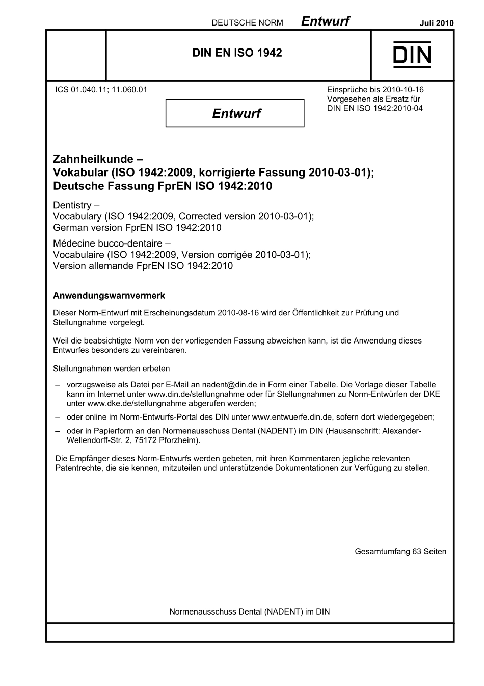 E DIN EN ISO 1942：2010-07（EN）.pdf_第1页