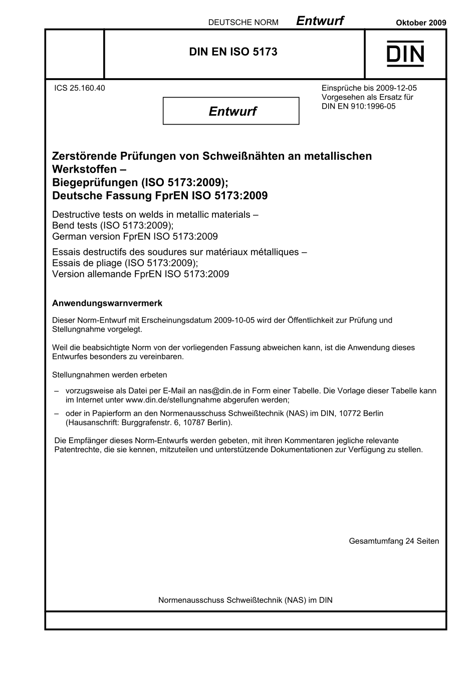 E DIN EN ISO 5173：2009-10（EN）.pdf_第1页