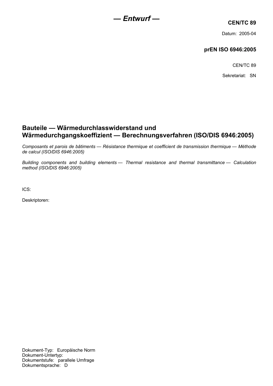 E DIN EN ISO 6946：2005-06（EN）.pdf_第3页