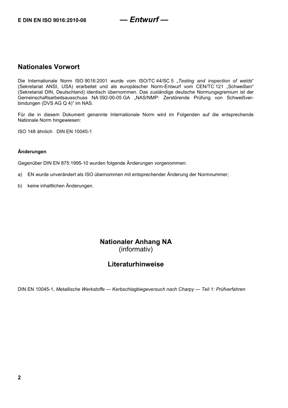 E DIN EN ISO 9016：2010-08（EN）.pdf_第2页