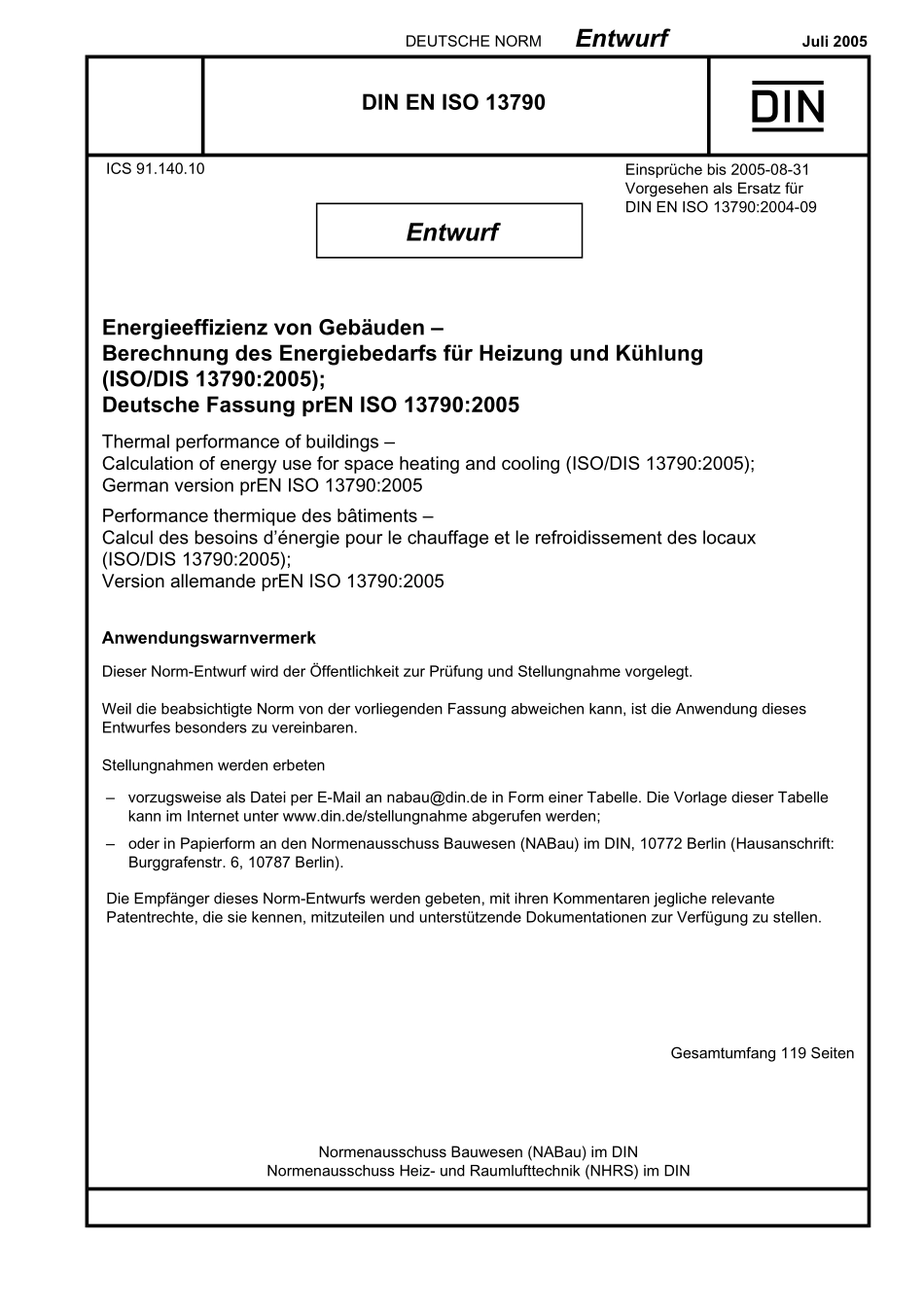 E DIN EN ISO 13790：2005-07（EN）.pdf_第1页