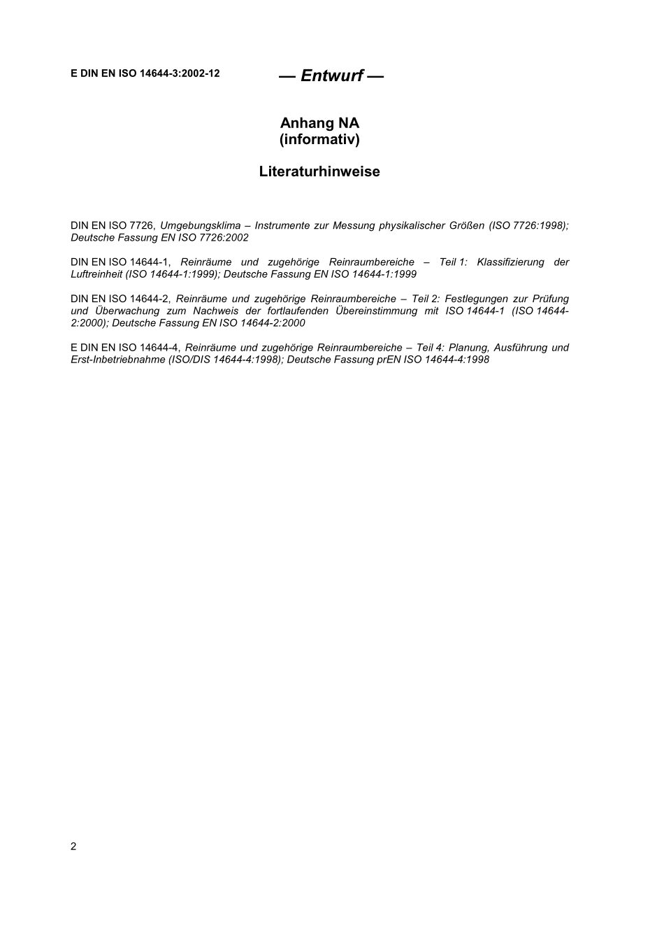 E DIN EN ISO 14644-3：2002-12（EN）.pdf_第2页