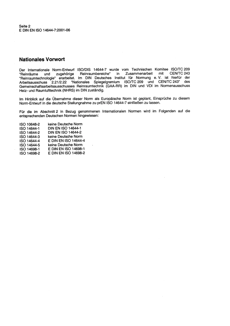 E DIN EN ISO 14644-7：2001-06（EN）.pdf_第2页