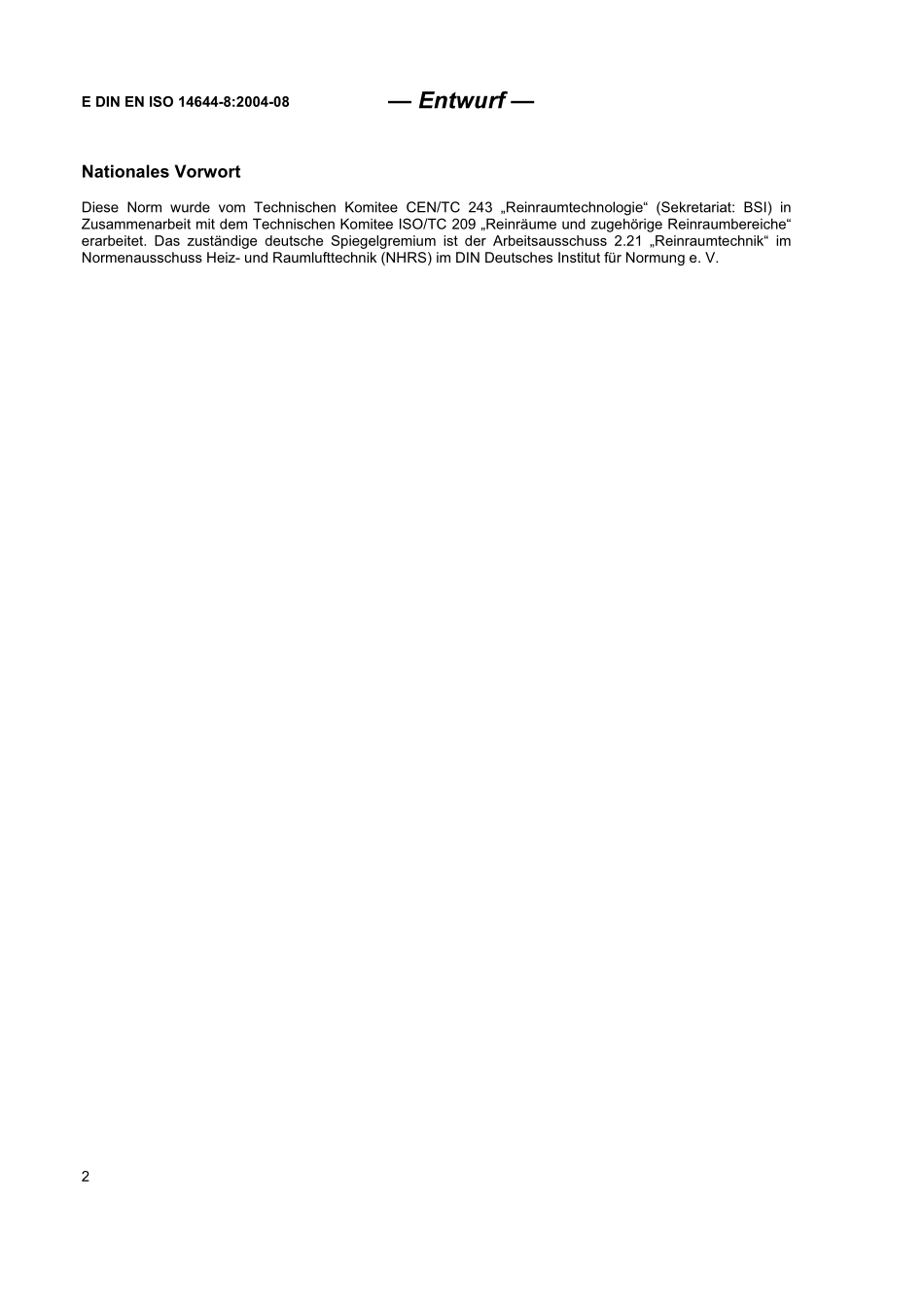 E DIN EN ISO 14644-8：2004-08（EN）.pdf_第2页