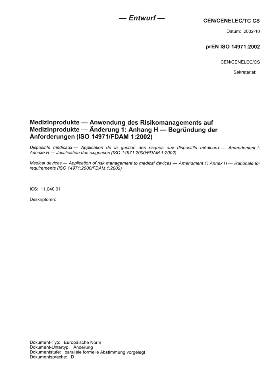 E DIN EN ISO 14971／A1：2003-01（EN）.pdf_第3页