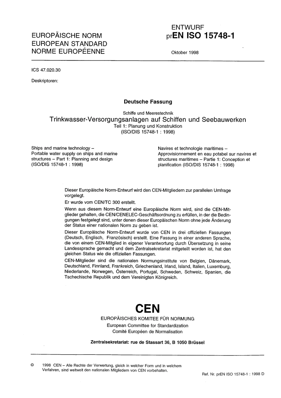 E DIN EN ISO 15748-1：1999-02（EN）.pdf_第3页