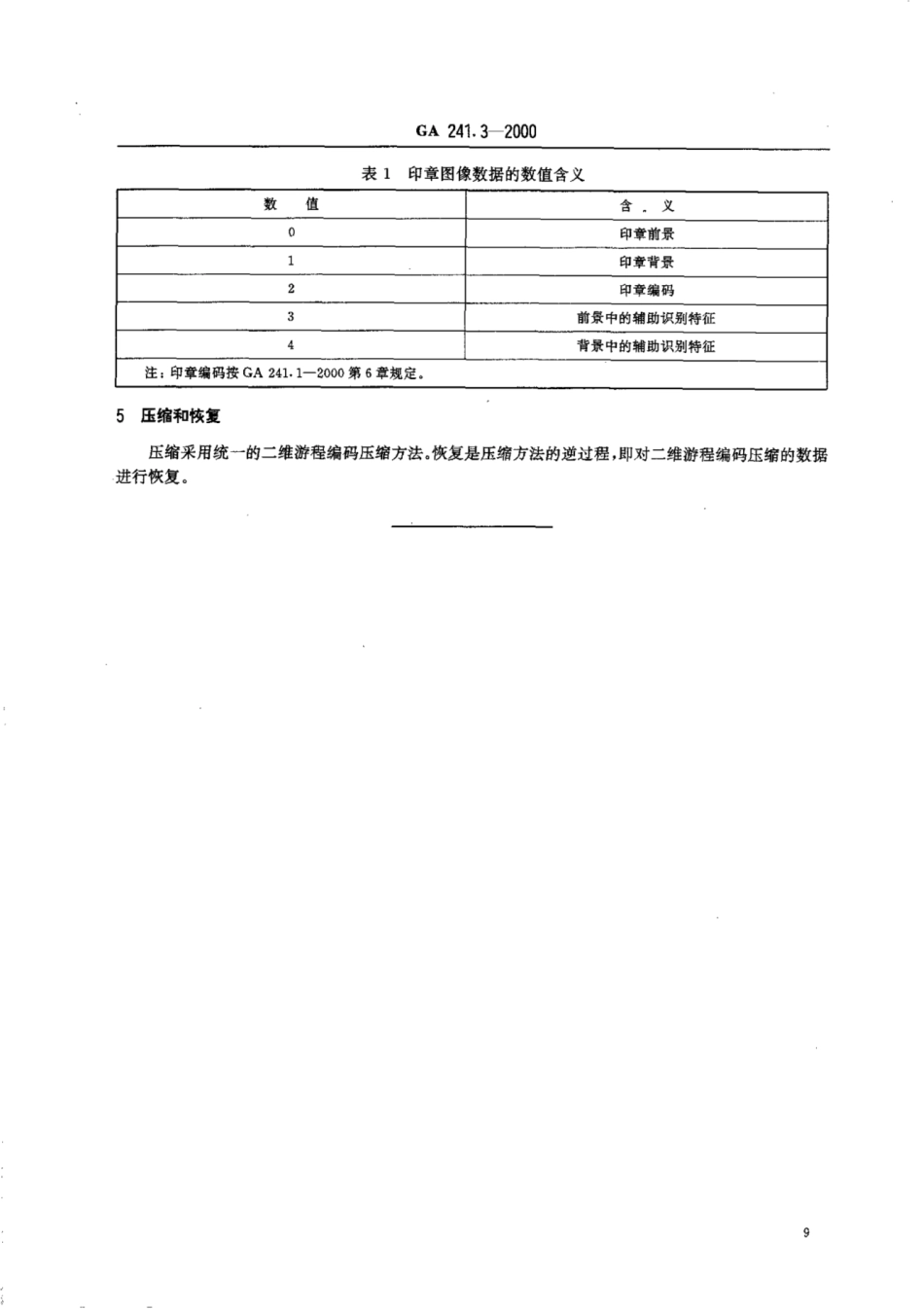 GA 241.3-2000 印章治安管理信息系统 第3部分:印章图象的数据格式.pdf_第3页