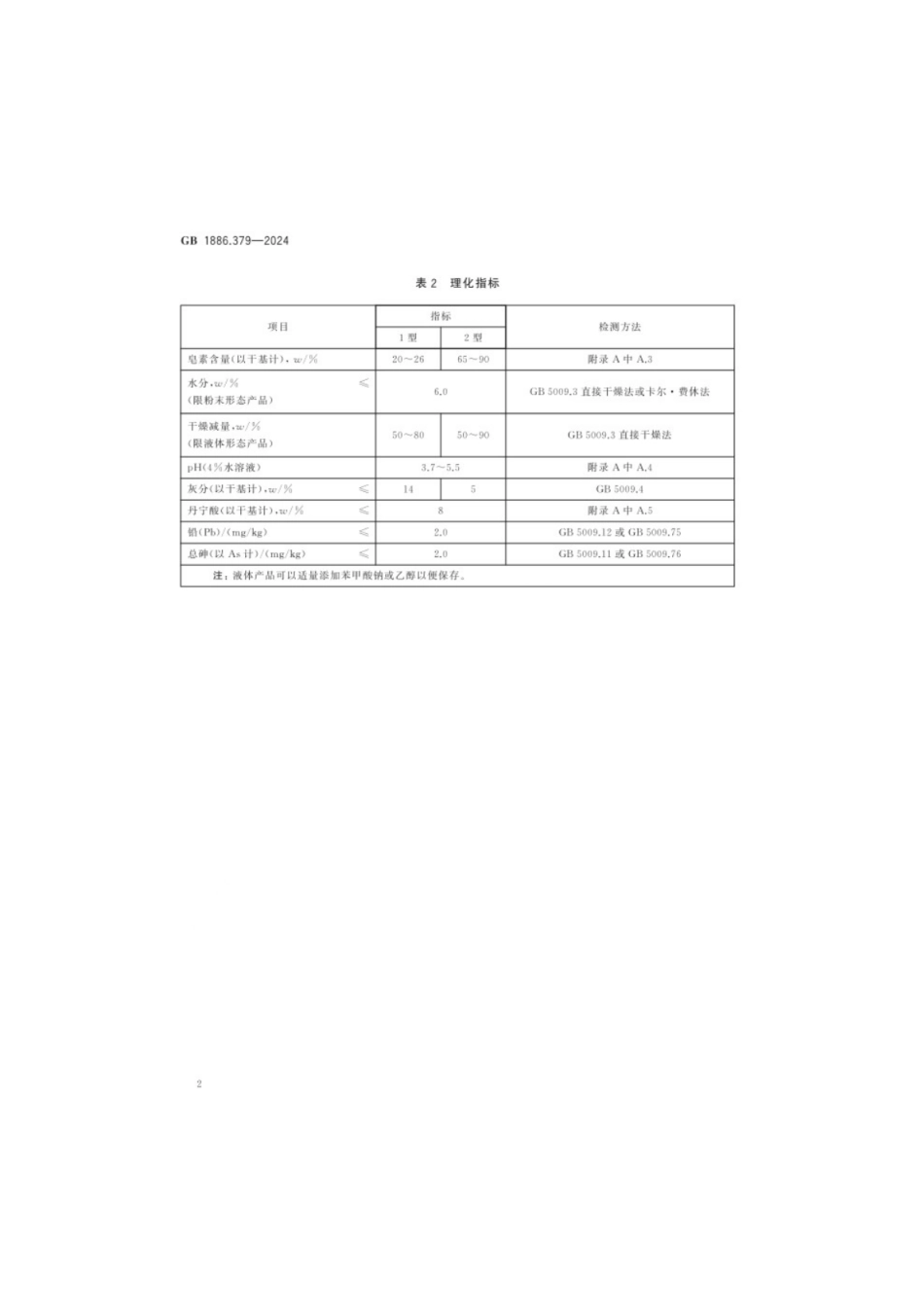 GB 1886.379-2024 食品安全国家标准 食品添加剂 皂树皮提取物.pdf_第3页