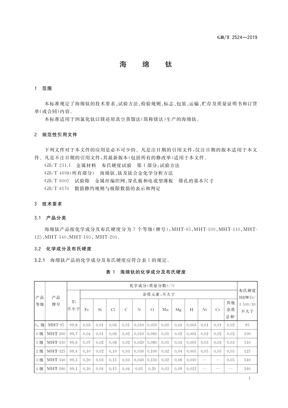 GB／T 2524-2019 海绵钛.pdf_第3页