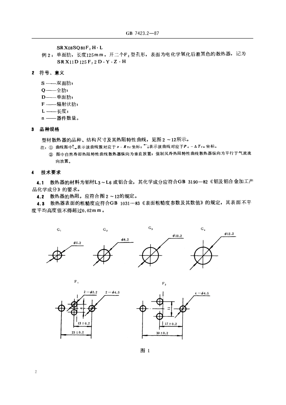 GB／T 7423.2-1987 半导体器件散热器 型材散热器.pdf_第3页