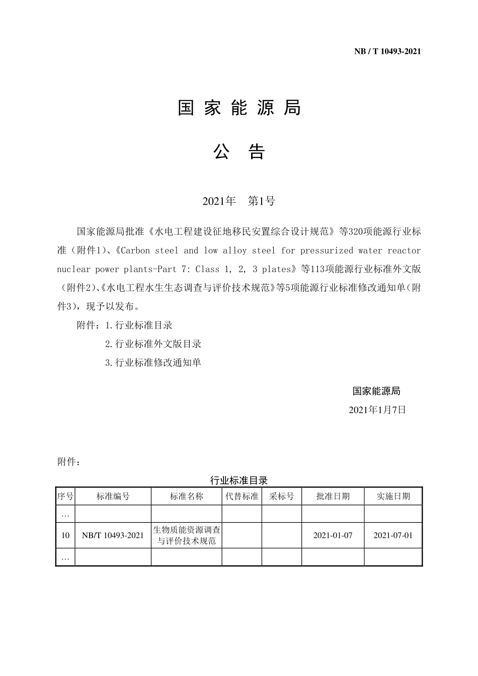 NB／T 10493-2021 生物质能资源调查与评价技术规范.pdf_第3页
