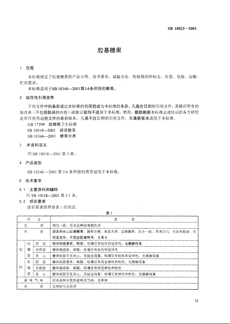 SB 10023-2001 胶基糖果.pdf_第2页