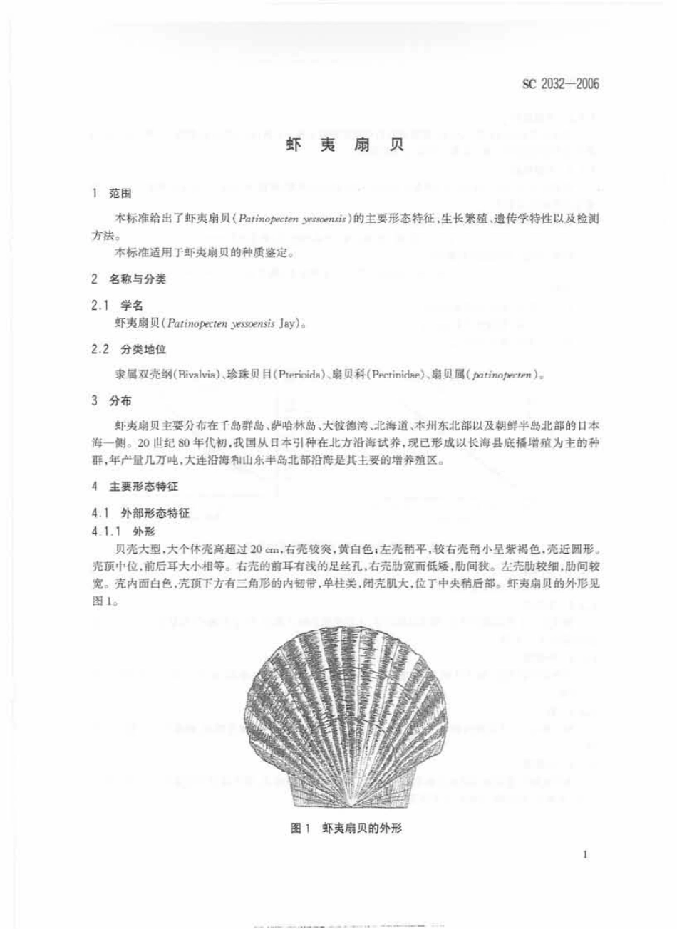 SC 2032-2006 虾夷扇贝.pdf_第3页