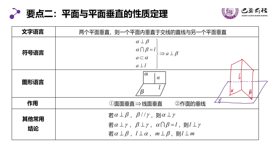 8.6.4-8.6.5平面与平面垂直的性质定理教师版.pdf_第3页