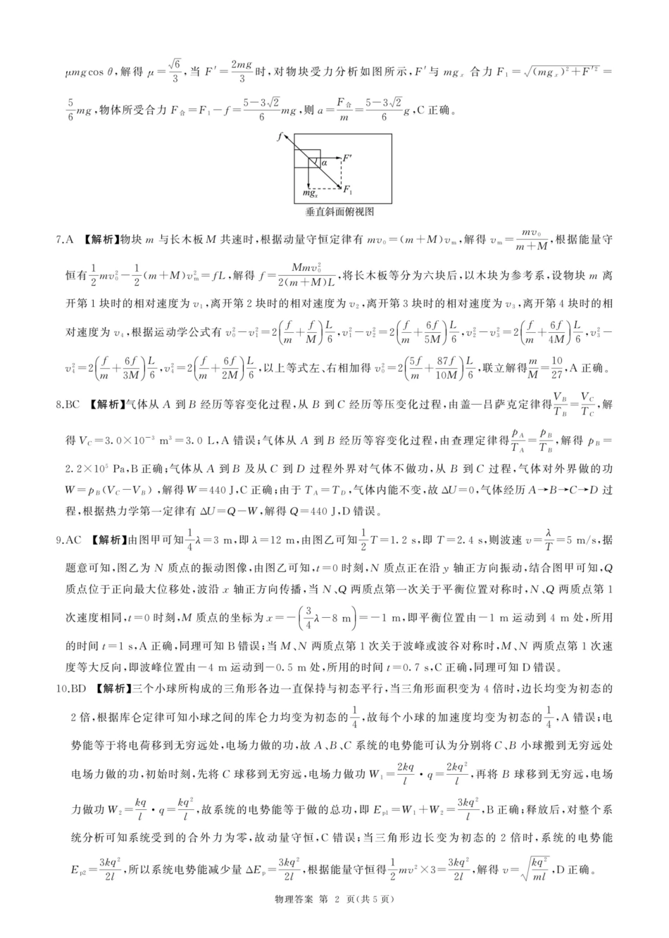 NT名校联合体2025-2026学年高三上学期1月月考物理答案.pdf_第2页