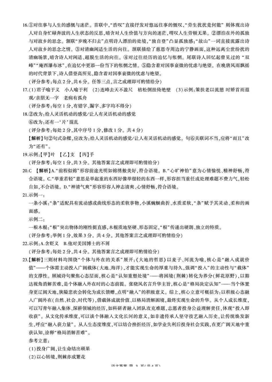 NT名校联合体2025-2026学年高三上学期1月月考语文答案.pdf_第3页