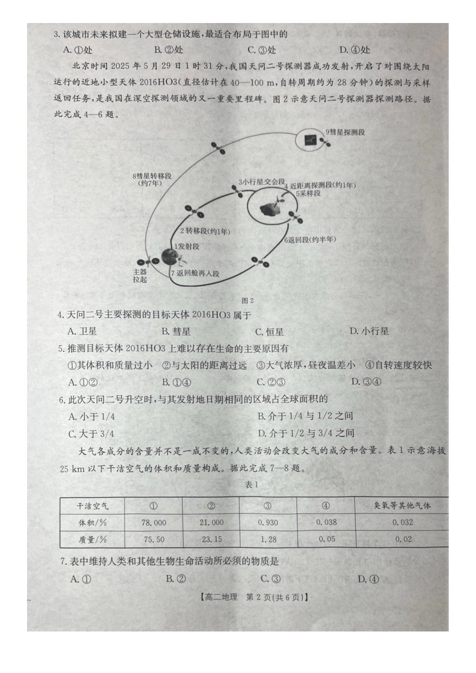 桂林十二县中学2025-12月联考高二地理试卷.pdf_第2页