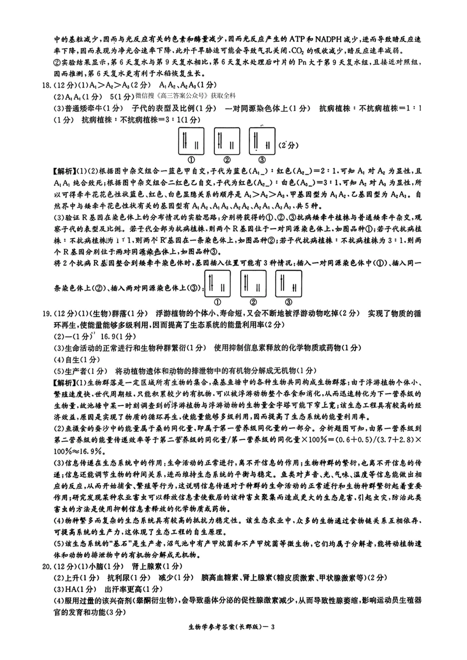 生物【全国前五高中】湖南长沙市长郡中学2026届高三上学期月考卷（四）(12.26-12.27).pdf_第3页