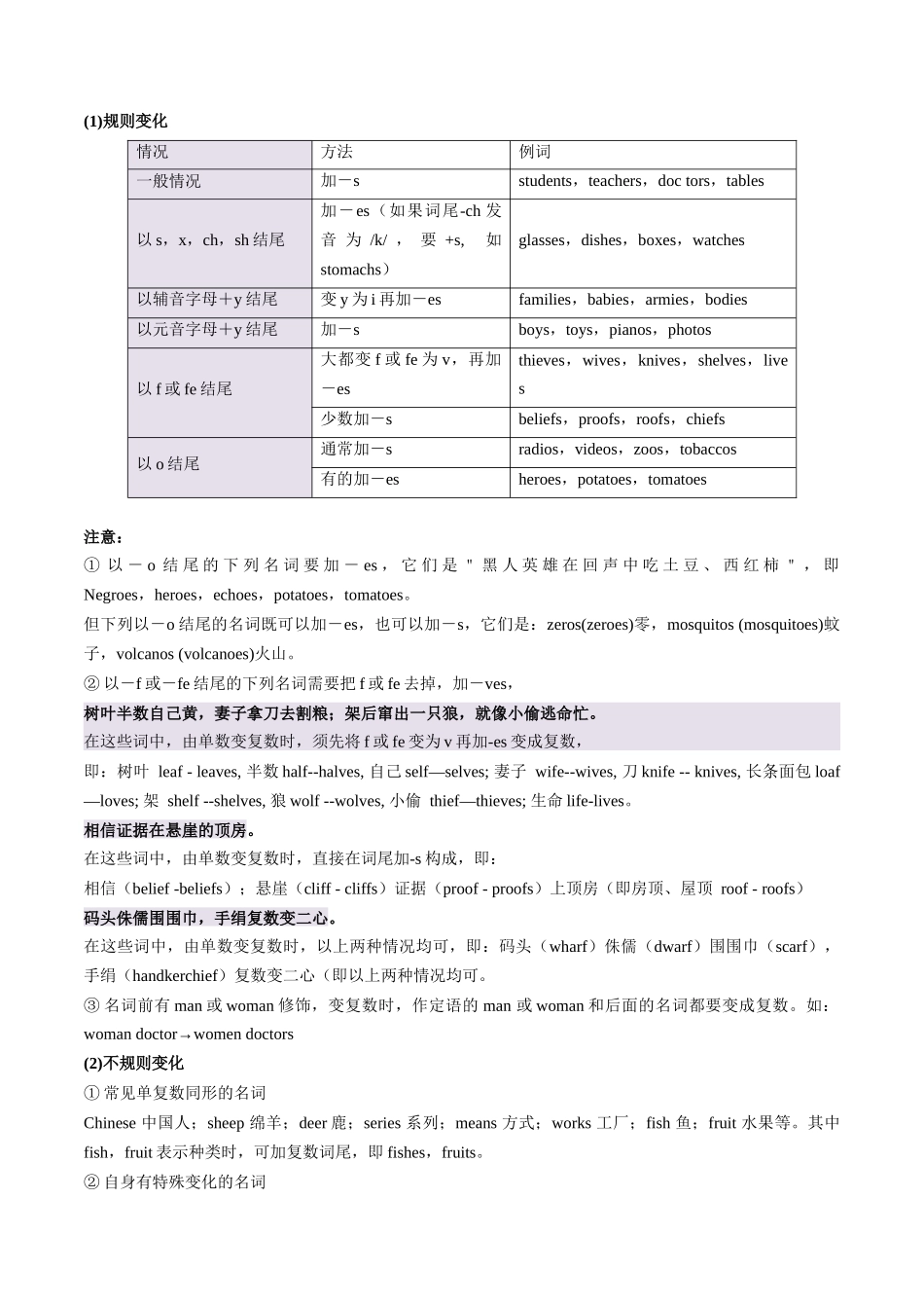 考点01 名词与数词（核心考点精讲精练）-（新高考通用）（学生版）.docx_第3页