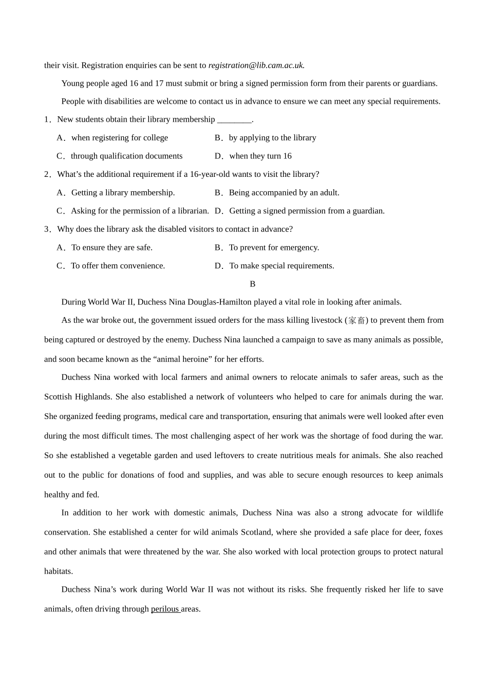 01  阅读理解(应用文+记叙文)(含九省1月联考)（新高考九省专用）（原卷版）.docx_第3页