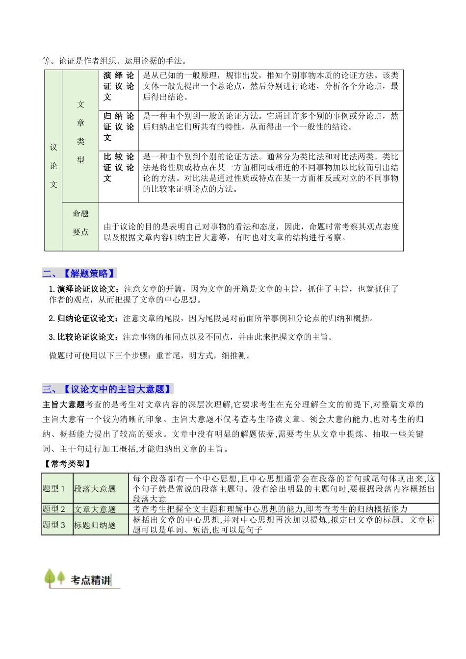 考点24 阅读理解议论文和其它文体（核心考点精讲精练）-（新高考通用）（教师版） .docx_第3页