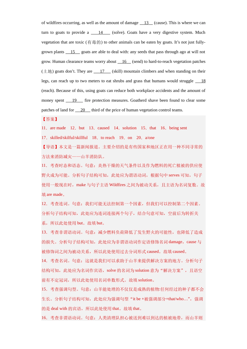 专题 06  语法填空-（新高考七省适用）（解析版）.docx_第3页