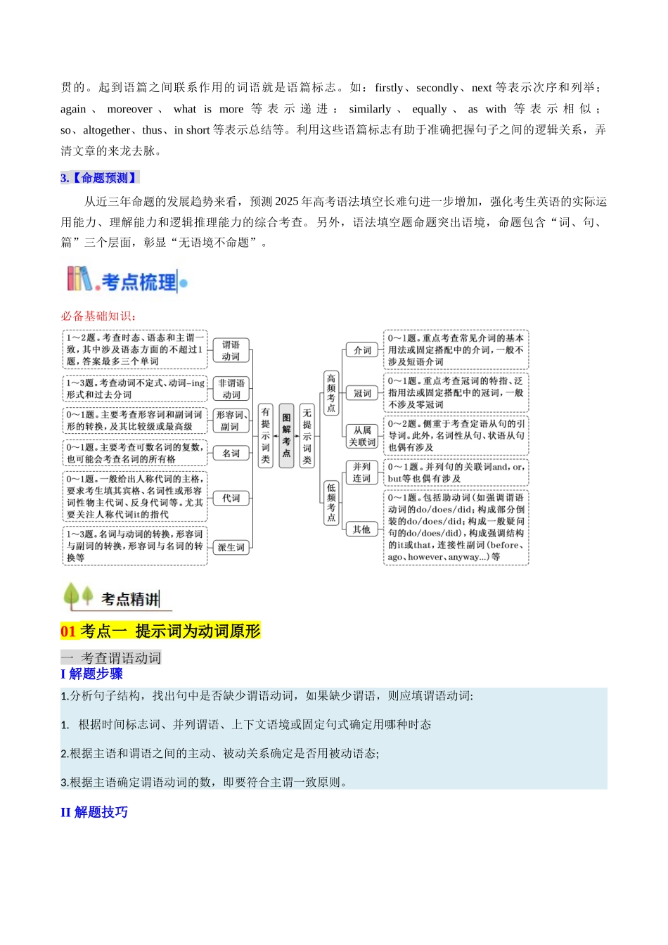 考点35 语法填空之有提示词 （核心考点精讲精练）-（新高考通用）（学生版）.docx_第2页