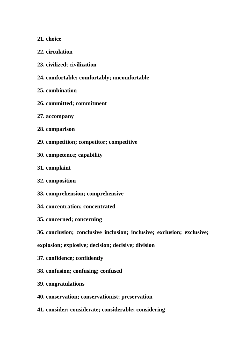 常考核心词的派生词必刷默写版 Day 2 答案.docx_第2页