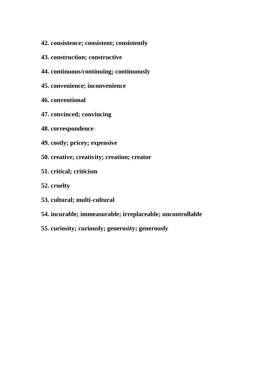 常考核心词的派生词必刷默写版 Day 2 答案.docx_第3页