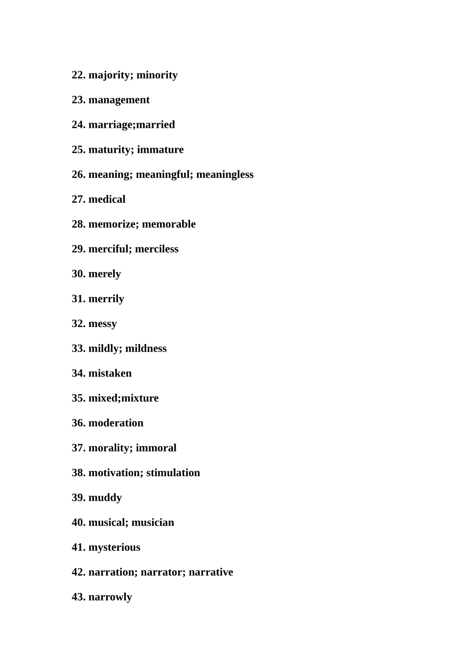 常考核心词的派生词必刷默写版 Day 5 答案.docx_第2页
