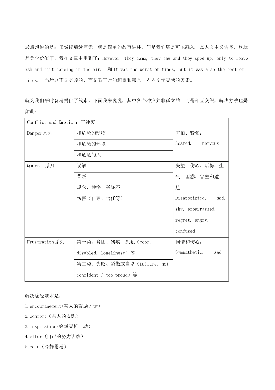 专题01 读后续写： 冲突构思大法（原卷版）.docx_第2页
